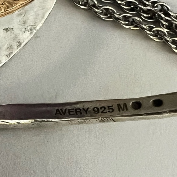 4 James Avery items amethyst heart wavy bangle double bronze silver pendant - Picture 5 of 8